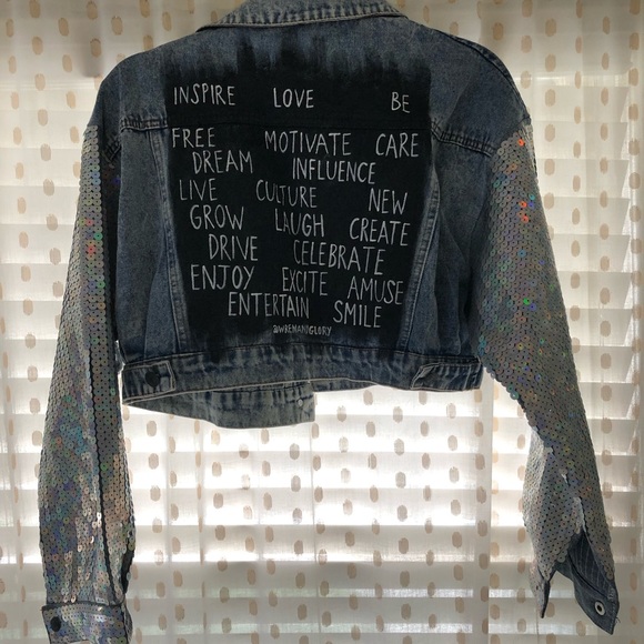 wren and glory jean jacket